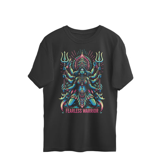 Kaali Mata Ji - Fearless Warrior Oversized T-Shirt